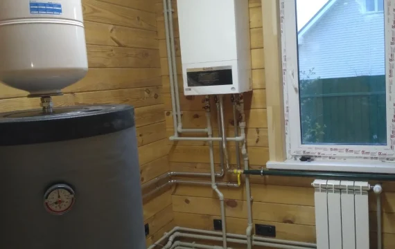 Монтаж отопления, водоснабжения и канализации — загородный дом 170 м²